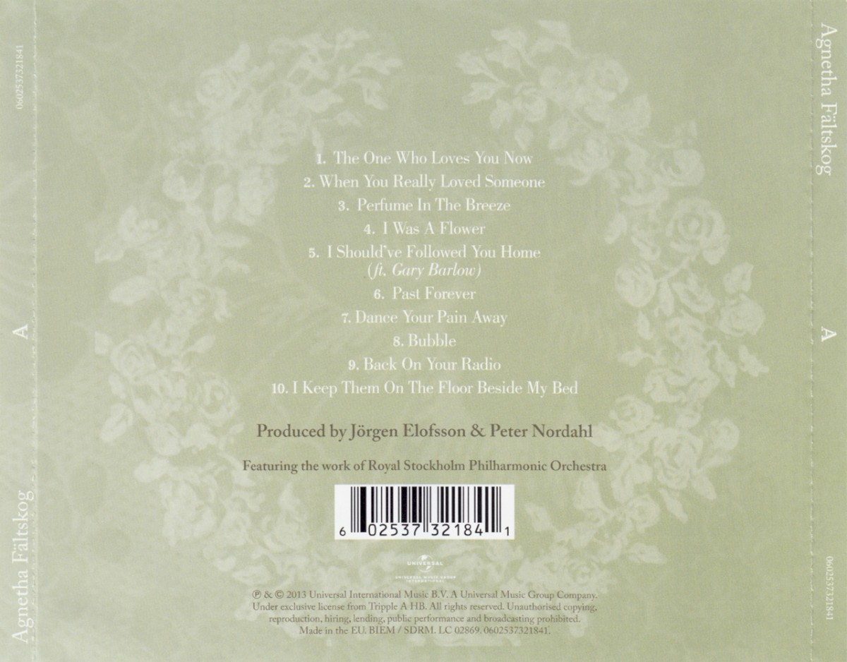 Agnetha Fältskog. A (CD) — изображение 2