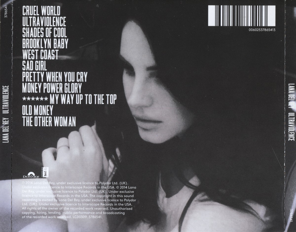 Lana Del Rey. Ultraviolence (CD) — изображение 2