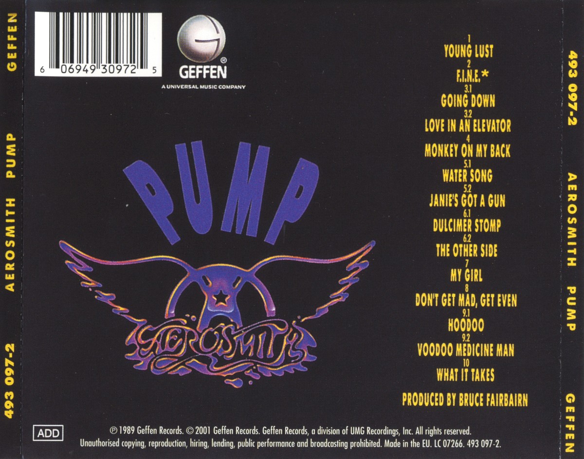 Aerosmith. Pump (CD) — изображение 2