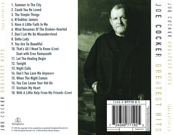 Joe Cocker. Greatest Hits (CD) — изображение 2