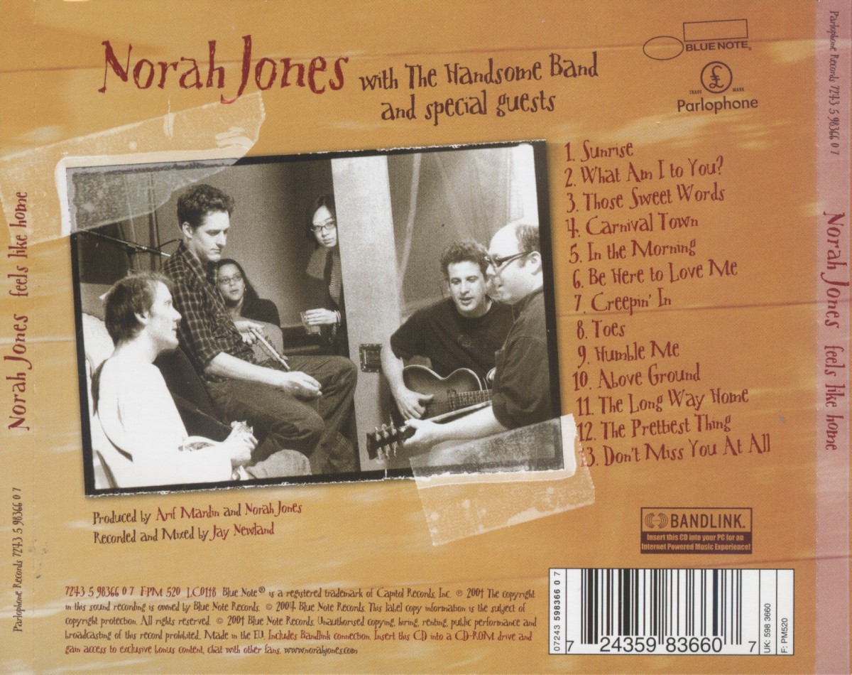 Norah Jones. Feels Like Home (CD) — изображение 2
