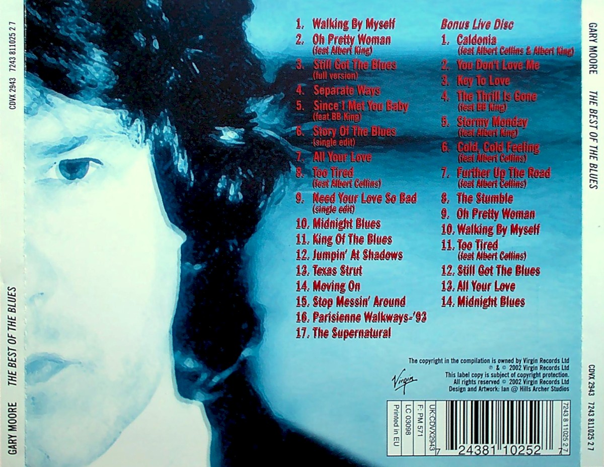 Gary Moore. The Best Of The Blues (2CD) — изображение 2