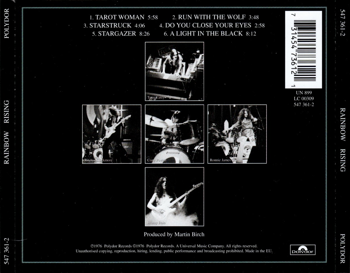 Rainbow. Rising (CD) (Remastered) — изображение 2