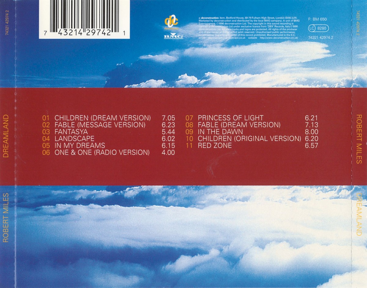 Robert Miles. Dreamland (CD) — изображение 2