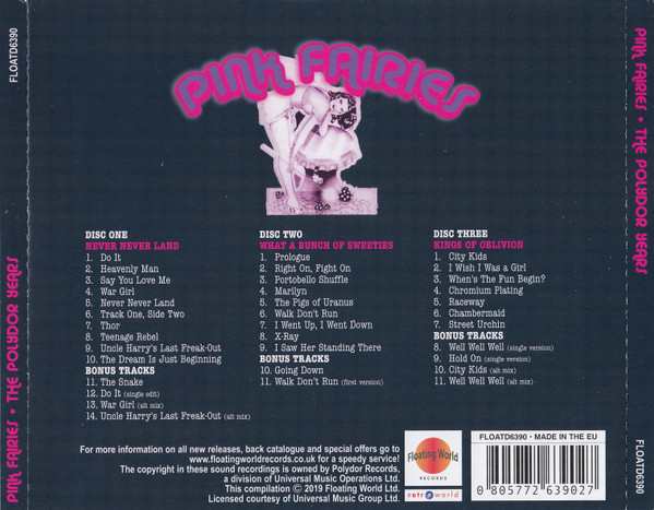 The Pink Fairies. The Polydor Years (3CD) — изображение 2