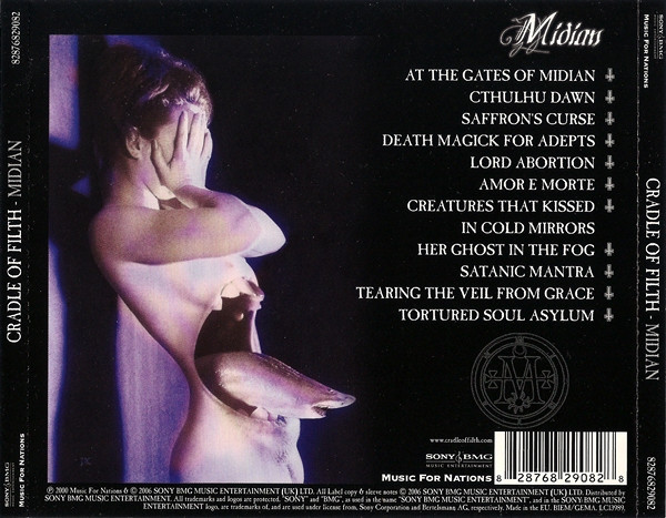 Cradle Of Filth. Midian (CD) — изображение 2