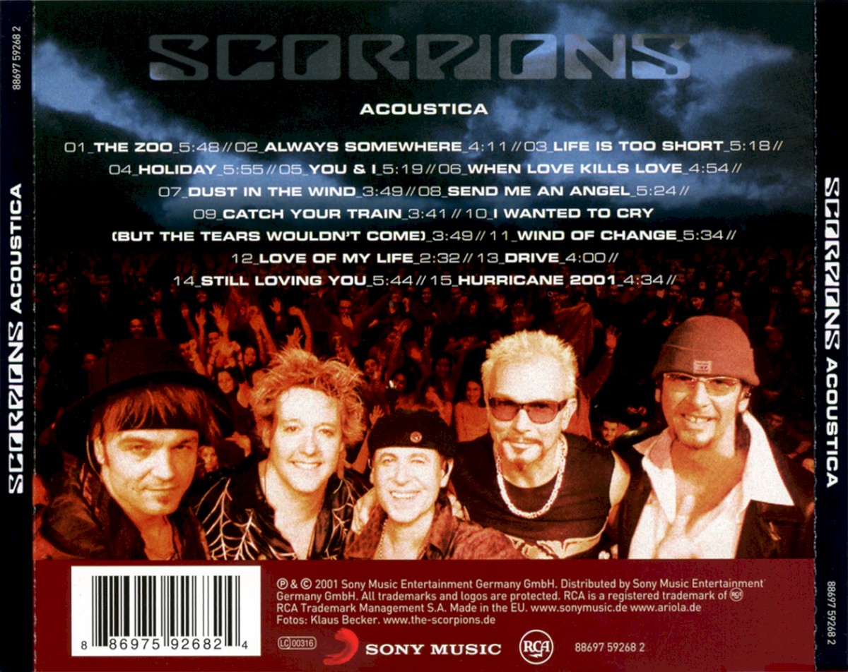 Scorpions. Acoustica (CD) — изображение 2