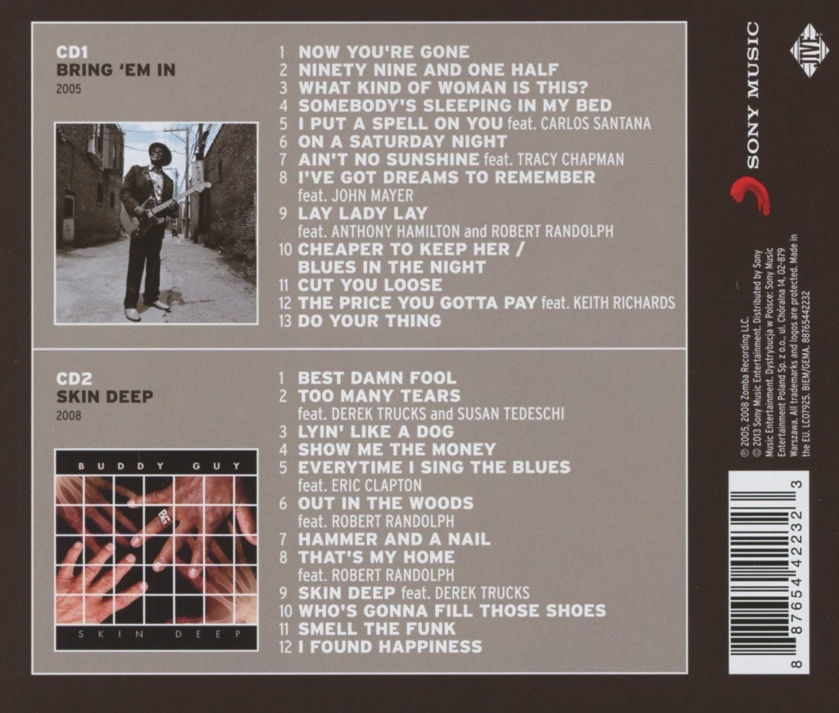 Buddy Guy. Bring 'Em In / Skin Deep (2CD) — изображение 2