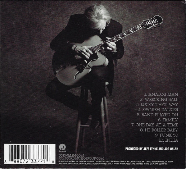 Joe Walsh. Analog Man (CD) Digipak — изображение 2