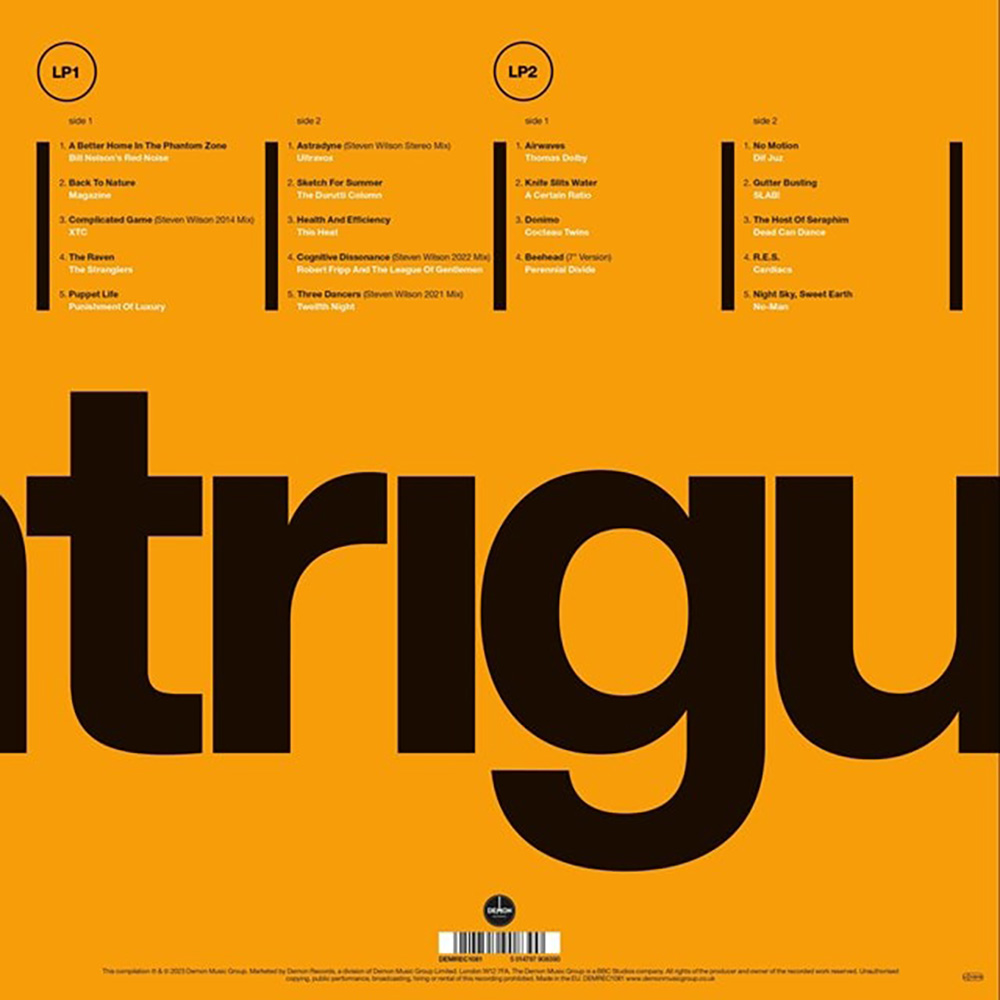 Steven Wilson. Intrigue (Steven Wilson Presents: Progressive Sounds In UK Alternative Music 1979-89) (2LP) 140g — изображение 2