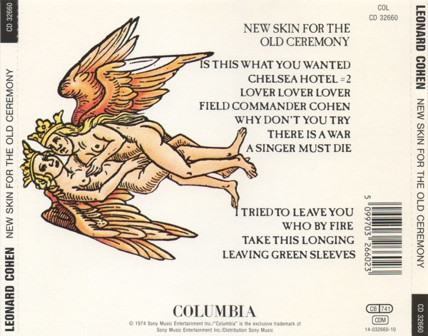 Leonard Cohen. New Skin For The Old Ceremony (CD) — изображение 2