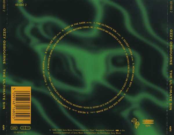Ozzy Osbourne. The Ultimate Sin (CD) (Remastered) — изображение 2