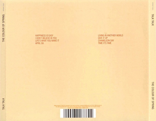 Talk Talk. The Colour Of Spring (CD) (Remastered) — изображение 2