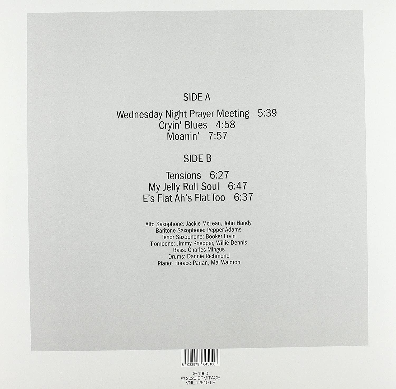 Charles Mingus. Blues & Roots (LP) Clear Vinyl — изображение 2